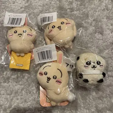 치이카와 토끼 투성이 복권 E상 인형 배지 3종 세트 플러스 원