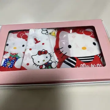 레트로 Sanrio 키티 손수건 세트 레어 산리오 1990년대