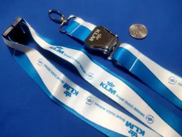 KLM 네덜란드 항공 Skyteam 안전벨트형 탈착식 넥스트랩 버클