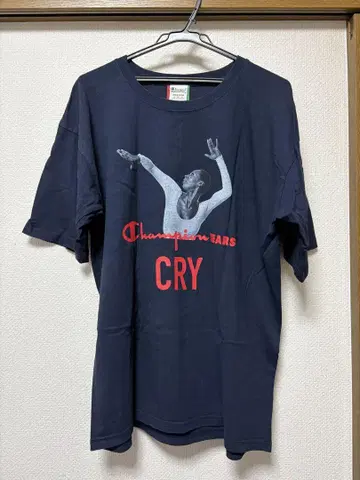 Champion TEARS 티셔츠 사이즈 M 네이비색