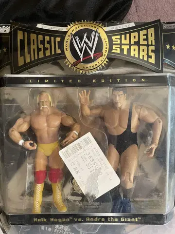 WWE 잭 클래식 슈퍼스타즈 한정 헐크 호건 vs 앙드레