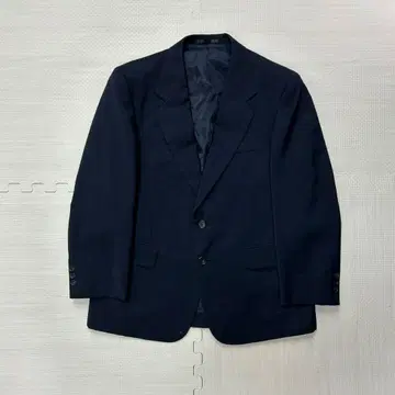 테일러드 자켓 네이비 넉넉한 비즈니스 포멀 올 시즌