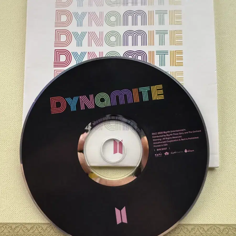 BTS Dynamite CD 海外限定版 BTS – Dynamite – CD (Single, Limited Edition), 2020