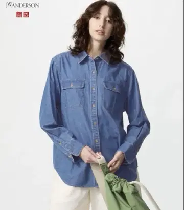 데님 오버사이즈 셔츠 유니클로