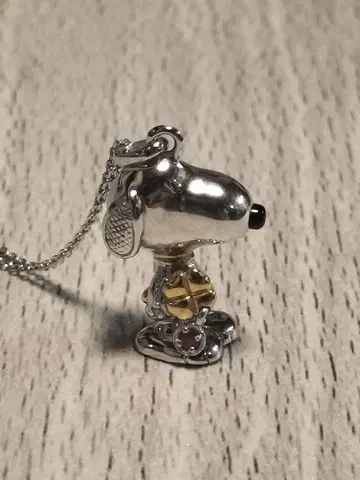 스누피 목걸이 925 실버 SNOOPY 스누피 55주년 기념