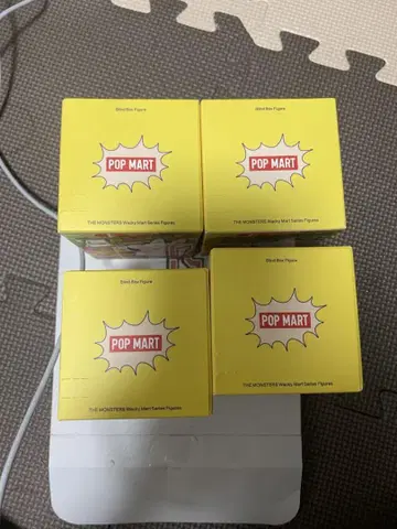 POP MART THE MONSTERS 피규어 4개 세트