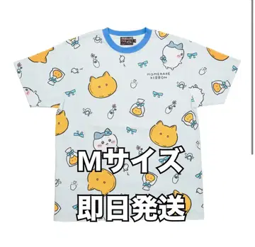 치이카와 파크 티셔츠 하치와레 올 패턴 색스 M 사이즈