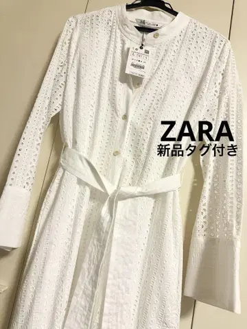 ZARA 미사용 새상품 / 화이트 레이스 롱 원피스