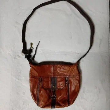 Fossil 브라운 가죽 숄더백