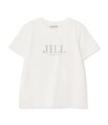 JILLSTUART 오가닉 자수 로고 티셔츠