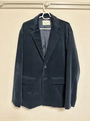 PUBLIC TOKYO 네이비 테일러드 자켓