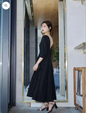 Tuck drape Jacquard Dress laubeblanc