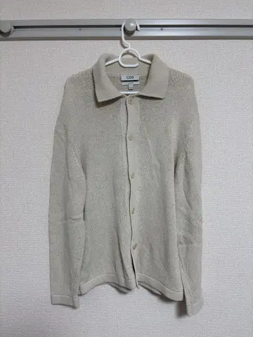 COS 릴랙스 핏 가디건 베이지 EUR M