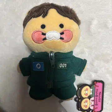 새상품 이카 게임 카카오프렌즈 봉제 인형 키링 한정품