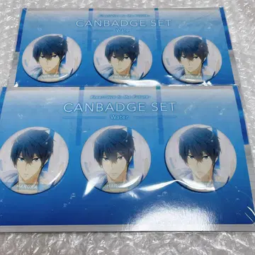 Free! water 캔뱃지 하루카