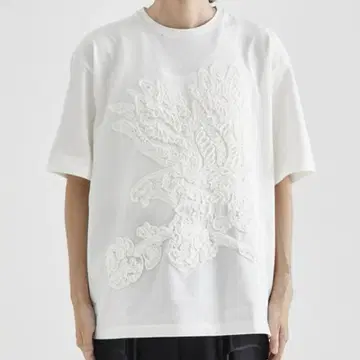 TAAKK 23AW TAPE EMBROIDERY TEE (WHITE)