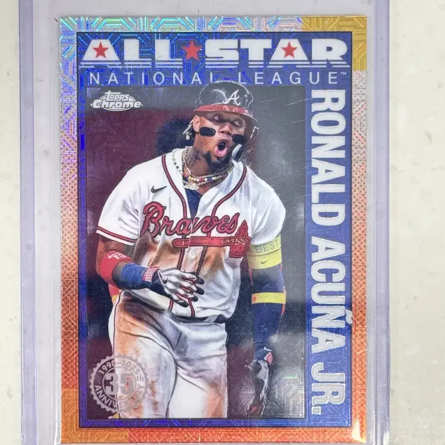 Ronald Acuna Jr Topps MLB カード　/25 On-Card Auto # to 25 - Ronald Acuña Jr. - MLB TOPPS NOW&reg
