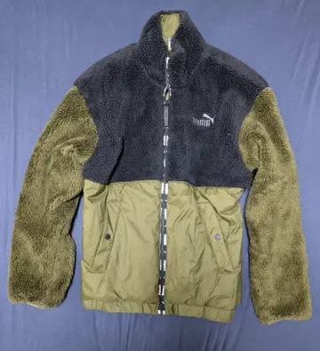 PUMA 나일론 자켓 M 블랙 올리브