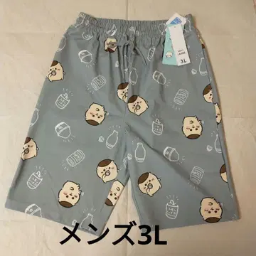 (F) 치이카와 밤만주 패턴 남성용 숏팬츠 3L 택 포함 새상품