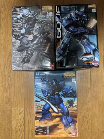 MG 1/100 구프 구프 커스텀 구프 1년 전쟁 설정 3개 세트