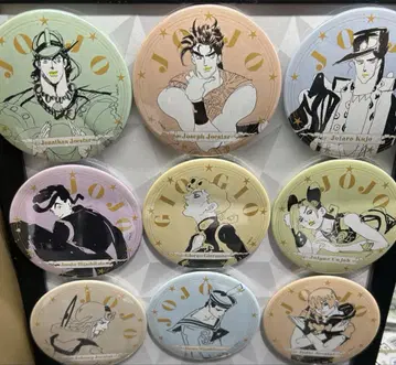죠죠 월드 THE JOJO WORLD 홀로그램 캔뱃지 전 세트