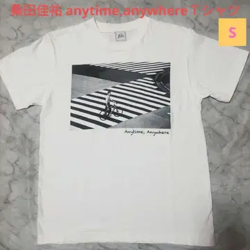 한정품 쿠와타 케이스케 anytime, anywhereT 셔츠 S