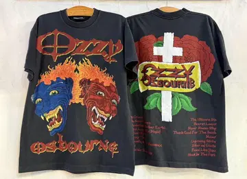 Ozzy Osbourne T셔츠 불꽃의 짐승 디자인
