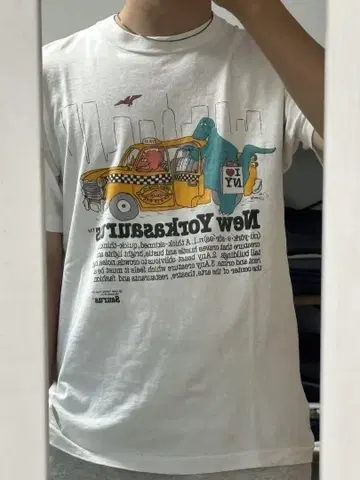 86s NYsaurus 수베니어 T 프룻 오브 더 룸 소매 싱글