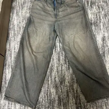 H&M 배기 그레이 데님 팬츠 32/30