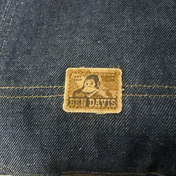 90s Ben Davis 가죽 패치 워크 데님 페인터 팬츠 32
