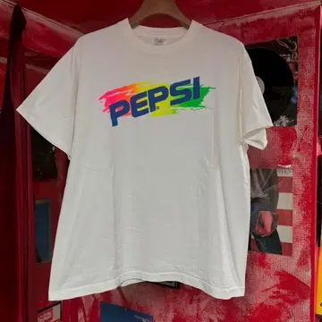 PEPSI 컬러풀 로고 티셔츠