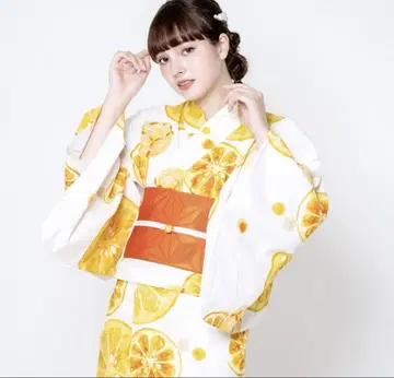 [새상품급] 레몬 패턴 유카타