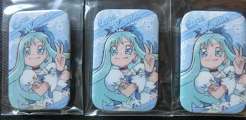 스퀘어 캔뱃지 중국 프리큐어 20주년 공식 3개 세트 큐어 마린