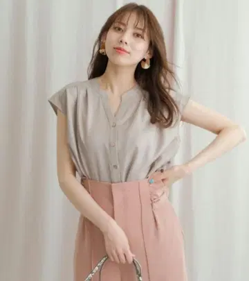 V넥 워셔블 블라우스 마이 스트라다