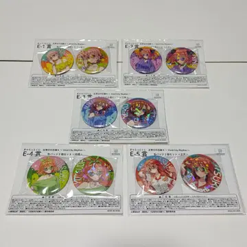 캔뱃지 컴프 캬랏토 복권 5등분의 신부 Vivid City Rhythm