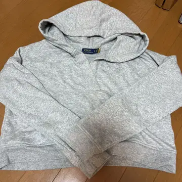 폴로 랄프 로렌 그레이 후드 부착 후드티