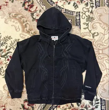stingwater 'tribal Denim Zip Up Hoodie'