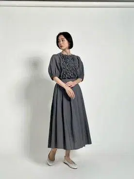 택 포함 새상품 유나이티드 애로우즈 MANTECO 플레어 스커트 38 M