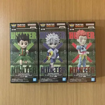 HUNTER x HUNTER 월드 컬렉터블 피규어 헌터 시험 3종