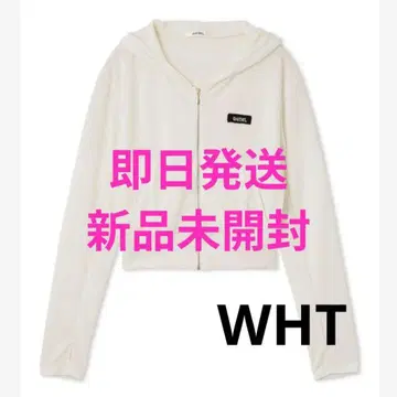 SNIDEL 스나이델 완판템 UV차단 후드티/워셔블 WHT