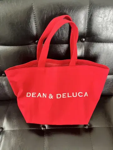DEAN & DELUCA 레드 토트백