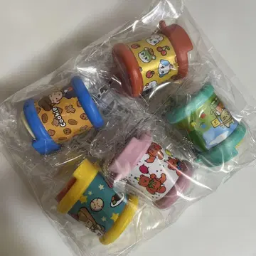캐릭터 패턴 캡슐 토이 5개 세트 코인 케이스