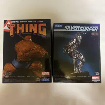 MARVEL 싱 & 실버 서퍼 피규어 2개 세트