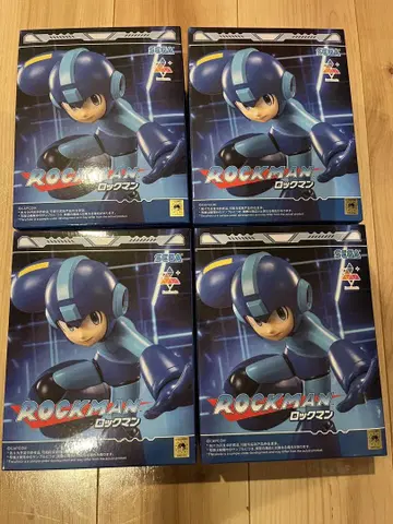 록맨 Luminasta 피규어 4종 세트 ROCKMAN