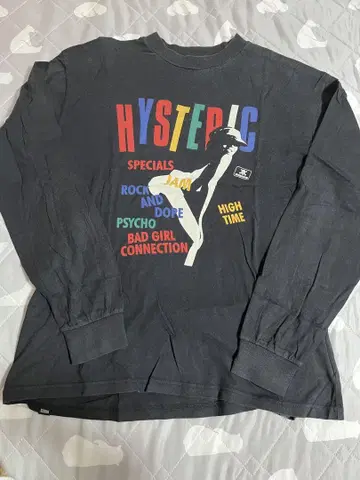 HYSTERIC GLAMOUR 긴팔 티셔츠 M 블랙