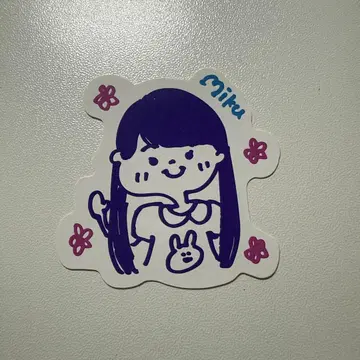 이치노세 미쿠 한여름 전국 투어 카페 스티커