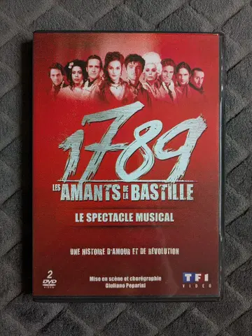 1789 바스티유의 연인 DVD 2장 세트 뮤지컬