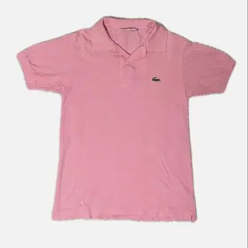 Lacoste 핑크 피케 셔츠 라코스테 원포인트 헤이세이 y2k 와니
