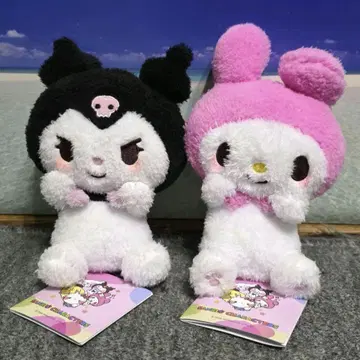 유루카와 산리오 캐릭터즈 뿅뿅 봉제인형 쿠로미 마이멜로디