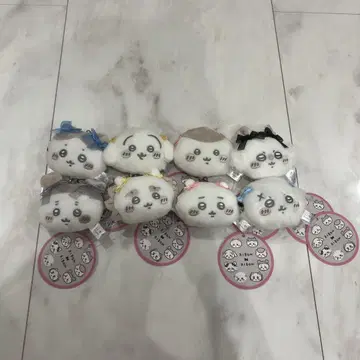 치이카와 미니 동전 지갑 리본 전8종 세트 봉제인형 마스코트